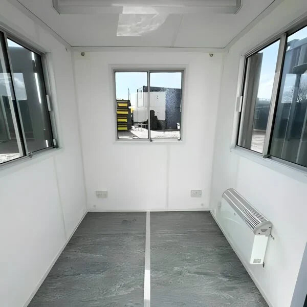 7Ft x 7Ft Versandbehälter Büro | Tragbares Gebäude | Anti-Vandal Gebäude