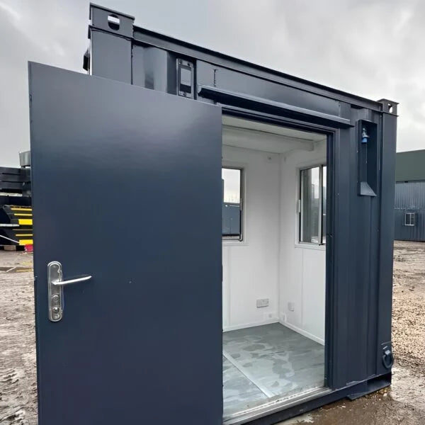 7Ft x 7Ft Versandbehälter Büro | Tragbares Gebäude | Anti-Vandal Gebäude