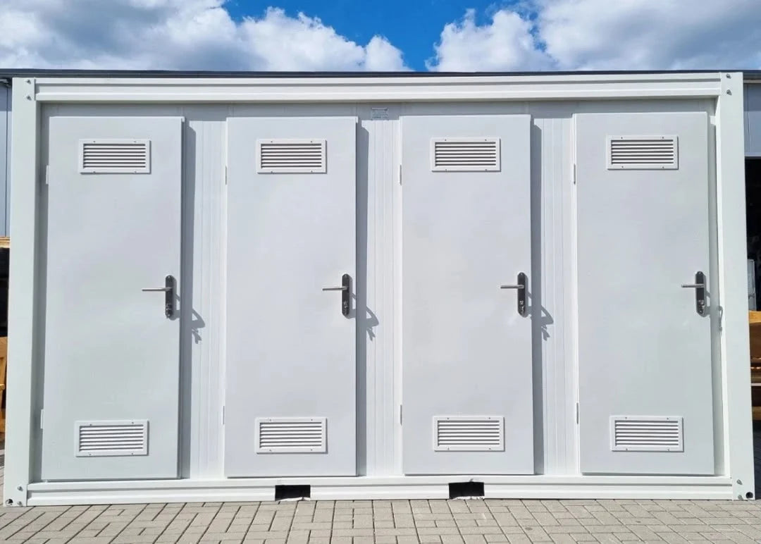 XXL Toilettencontainer mit 8 Kabinen für Veranstaltungen