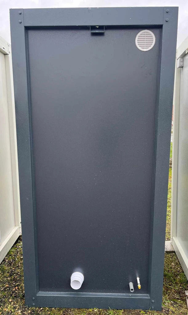 Einfaches WC-Sanitärmodul – graue Farbe